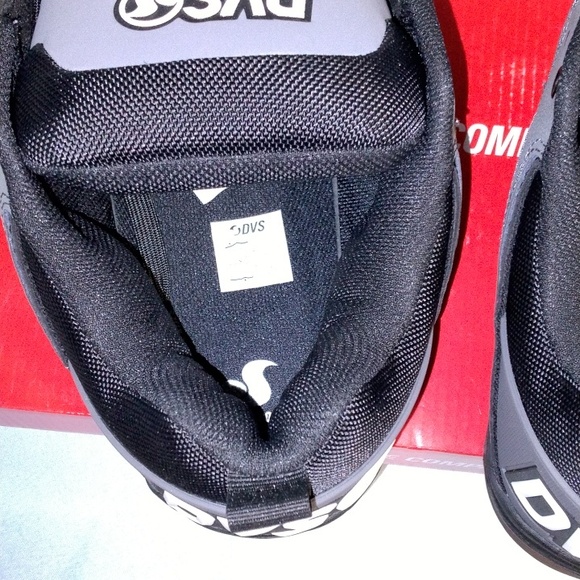 DVS Comache  Charcoal Black/Gum White Nubuck - Picture 6 of 8